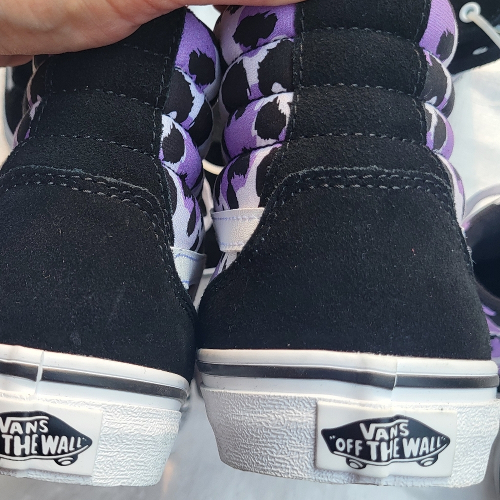 NWOT size 6 youth Vans Filmore Hi high top leopard print running shoes s…‎ - Picture 4 of 8